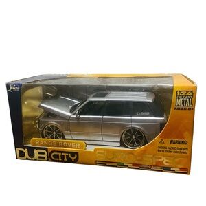 Range Rover Jada Toys Dub City Euro Spec 1:24 Die Cast Silver Sealed